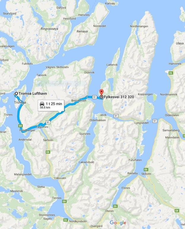 Slettvold Lyngen Villa Svensby Eksteriør billede